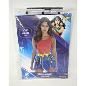 Brand New Tutu Women's Super Hero Star Wonder Woman Costume Size Adult Blue
